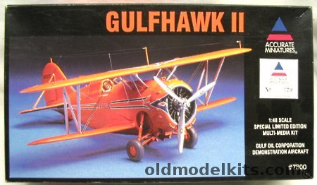 Accurate Miniatures 1/48 Gulfhawk II - (F3F) Al Williams Stunt Aircraft, 7800 plastic model kit